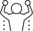 Icono de fortalecimiento muscular